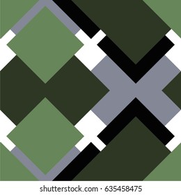 Pattern mosaic, rhombus, seamless vector background.