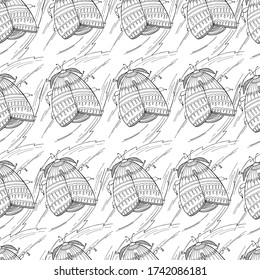 Pattern with moth, butterfly, moth. Insects. butterfly on a leaf of a plant. Coloring book for children and adults. Beautiful drawings with patterns and small details. One of a series for wallpaper, 