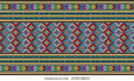 Pattern Motif Tenun Ikat Indonesia