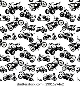 Motorcycle Pattern Images, Stock Photos & Vectors | Shutterstock