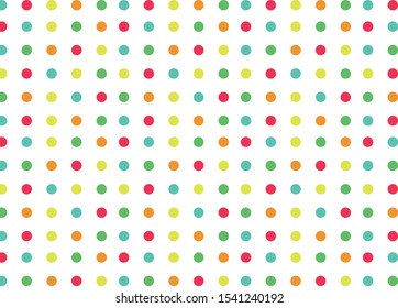 Pattern multicolor dot abstract seamless vector