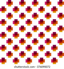 Pattern with multicolored geometric shapes. Abstract background. Business idea. Seamless pattern. Vector illustration.