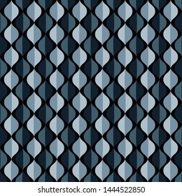 Pattern of multicolored petals. Seamless vector background illustration.