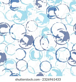 pattern in multi-colored polka dots