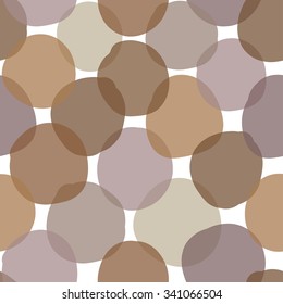 pattern in multi-colored polka dots