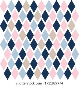 
Pattern of multi-colored rhombuses, for decorating products, fabrics, wallpapers, notebooks, backgrounds