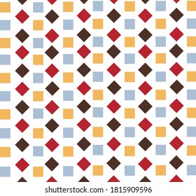 pattern multicolored squares on a white background