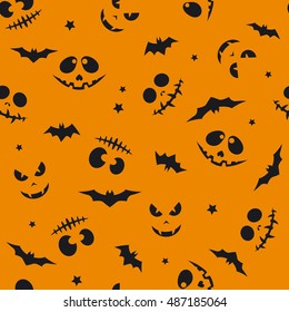 The pattern with muzzles; Day of the Dead; Halloween