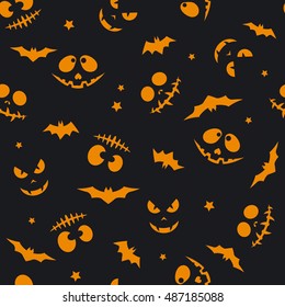 The pattern with muzzles; Day of the Dead; Halloween