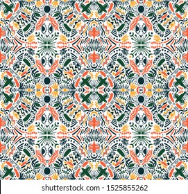 Pattern mystic ornament.Hand drawn doodle style.