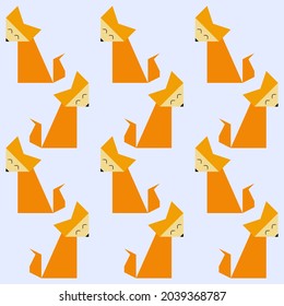 Pattern Name: "fox 2" The pattern is made up of geometric figures. Both square and triangle were blended out into a modern-looking native pattern. 