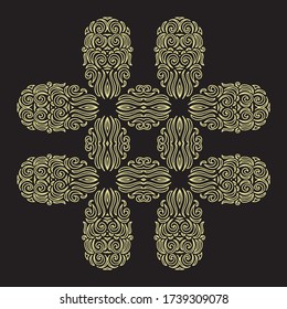 Pattern nature background. Vector illustration