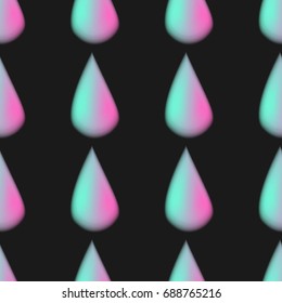 pattern neon droplet vector
