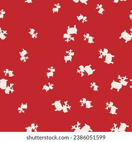 pattern new year, Christmas, Cnew year gifts, deer. can be used for postcards, posters, posters, for design	