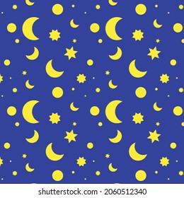 pattern night vector. night sky. sleep theme. illustration night. 