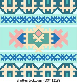 the pattern of the North. Seamless colorful aztec pattern.Seamless colorful pattern 