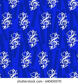 Pattern notes. Background music. Vector illustration.