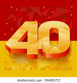 The pattern of numbers for use in banner ads