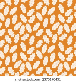 Pattern with oak leaves. Great for wallpaper, background, packaging, fabric, scrapbook.