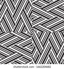 Pattern with oblique black lines