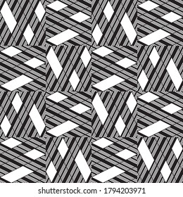 pattern with oblique black lines