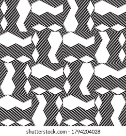 pattern with oblique black lines
