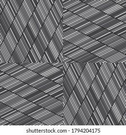 pattern with oblique black lines