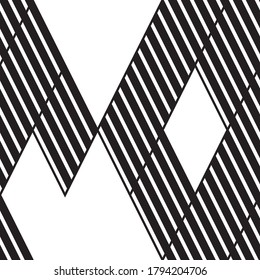 pattern with oblique black lines