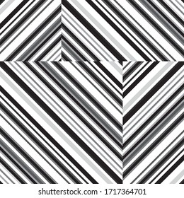 pattern with oblique black segments
