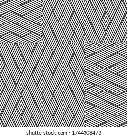pattern with oblique black segments