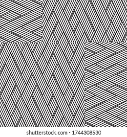 pattern with oblique black segments
