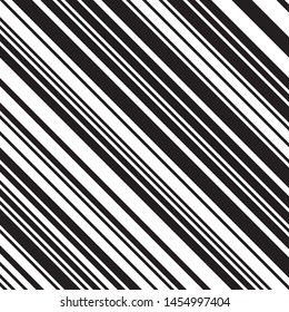 Pattern with oblique black stripes. Ratio between black and white stripes is 50%:50%.