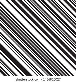 Pattern with oblique black stripes. Ratio between black and white stripes is 50%:50%.