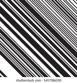 Pattern with oblique black stripes. Ratio between black and white stripes is 50%:50%.