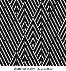 Muster mit schrägen schwarz-weißen Linien. Nahtlose Vektorgrafik eps10.