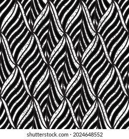 Pattern with oblique black and white lines _2_. Seamless vector illustration eps 10.