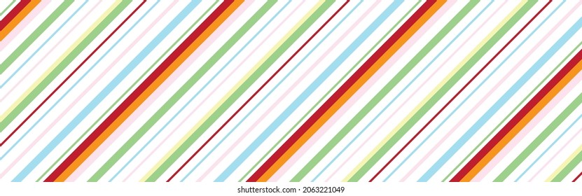 Pattern with oblique colored lines
