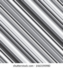 Pattern with oblique gray stripes. Modern geometric background.Vector seamless pattern.