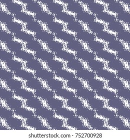 Pattern with oblique wavy stripes in blue and white.