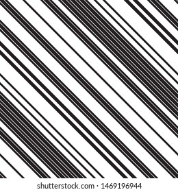 Pattern with oblique white stripes and outline. Modern geometric background.Vector seamless pattern.