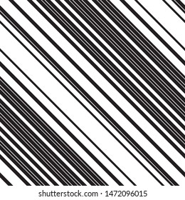 Pattern with oblique white stripes and outline. Modern geometric background.Vector seamless pattern.