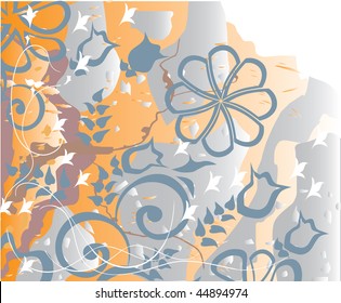 The pattern of the old walled