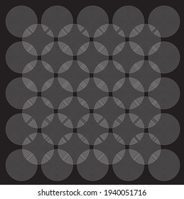 pattern on black and white background