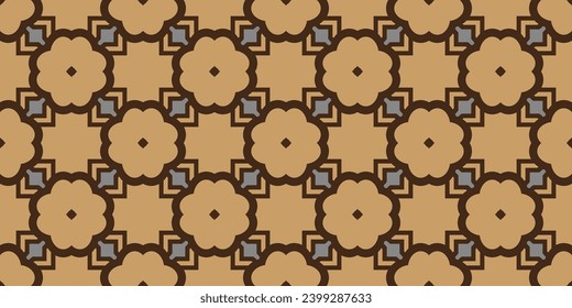pattern on brown background.Geometric shape with city-forming abstract background. For greeting card, flyers posters, brochures