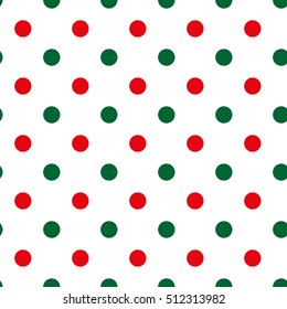  pattern on a Christmas theme of red and green colors
