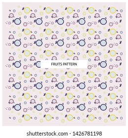 pattern on the desktop. pastel shades. tropical fruits. pattaya