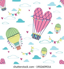 pattern on hot air balloons