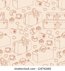 pattern on travel wallpaper