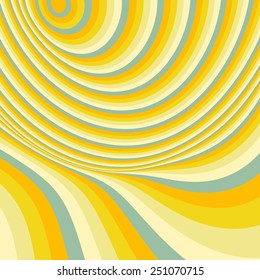 Pattern with optical illusion. Abstract background. Optical art. 3d vector illustration.