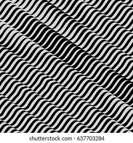 Pattern with optical illusion. Abstract background. 3D vector illustration.